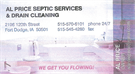 Al Price Septic Services